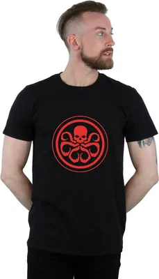 Produktbild von Marvel - "Hydra" T-Shirt für Herren BI1397 (XL) (Schwarz)