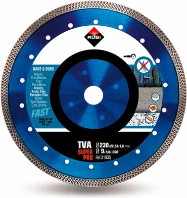 Zdjęcie produktu dla Rubi Tarcza Diamentowa Tva 230 X 22,2Mm Superpro
