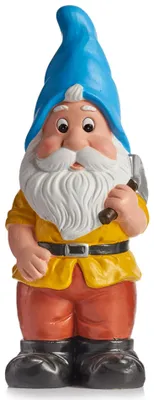 Produktbild von Ibergarden Gartenzwerg Figur - blaue Mutze - 24,5 cm