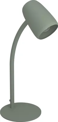 Produktbild von EGLO Tischlampe Carlo, Nachttischlampe mit Flexarm, Tischleuchte Schreibtisch, Lampe aus Metall in Grün, E14 Fassung