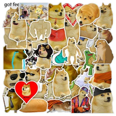 Immagine prodotto di Confezione di adesivi - Doge