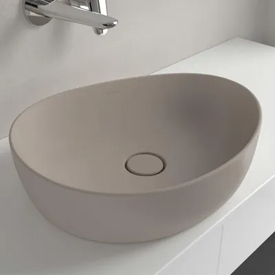 Imagen del producto de Villeroy & Boch, lavabo encimera Antao, 51 x 40 cm, sin desbordamiento, sin pulir