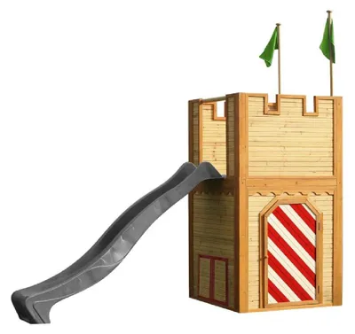 Playhouse Arthur 306 x 110 x 195 cm Holz Natur Grau