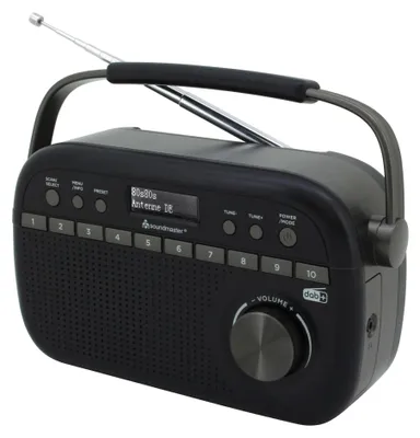 Produktbild von Soundmaster DAB280, Tragbar, Analog & Digital, DAB+, FM, 1,2 W, Schwarz, Alkali
