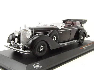 Produktbild von Mercedes 770K Cabrio 1938 schwarz Modellauto 1:43 ixo models