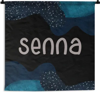 Produktbild von MuchoWow® Wandteppich Wandbehang Senna - Pastell - Mädchen 150x150 cm Tapisserie Dekoration Wandtuch - Wohnaccessoires - Modernes