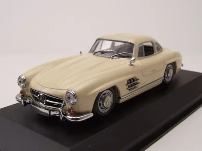 Produktbild von Mercedes 300 SL (W198) 1955 creme Modellauto 1:43 Maxichamps