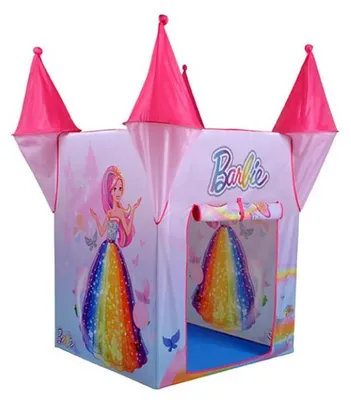Image de Tente chateau arc-en-ciel barbie dreamtopia - knorrtoys - 84559 - fille