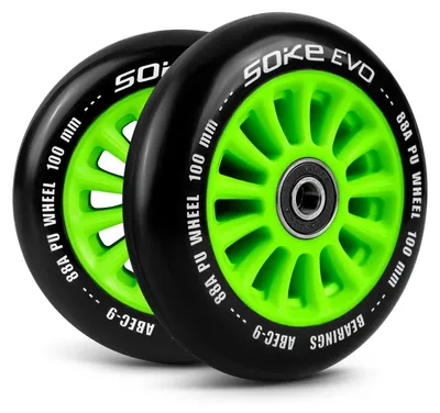 Immagine prodotto di SOKE Kolečka koloběžky 100 mm zelená 2 ks