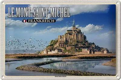 Produktbild von Blechschild Reise 30x20cm Le Mont-Saint-Michel Frankreich