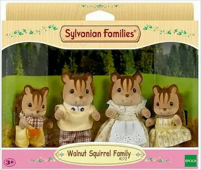 Image de EPOCH Traumwiesen Sylvanian Families 4172 Noix Écureuil Famille Knacks L4172