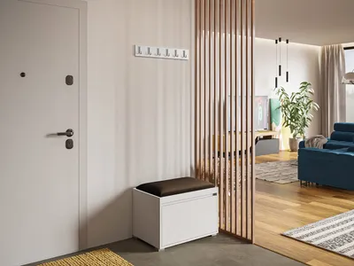 Obrázok produktu pre Predsieňová stena CLENZE 3 - biela / hnedá