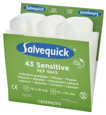 Produktbild von Salvequick Nachf.6x43Pfl.Sensitive