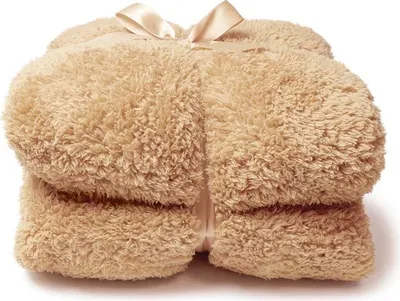 Produktbild von Unique Living – Plaid Teddy – 150 x 200 cm – Latte