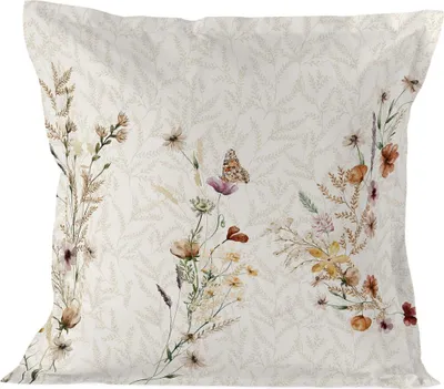 Produktbild von Wild flowers Kissenbezug  60x60 cm 100% Baumwolle Hergestellt in Europa