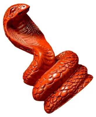 Produktbild von Realistische Holzschlangenfigur aus handgeschnitztem Hartholz für Feng Shui, Tierfigur für Wohnzimmer und Schreibtisch, chinesisches Tierkreiszeichen, dekorative kleine Skulptur