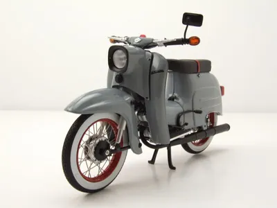 Produktbild von Simson Schwalbe KR51/1 Custom III grau Modellmotorrad 1:10 Schuco