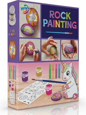 Produktbild von Kreative Bastelgruppe Steinmalerei Einhorn