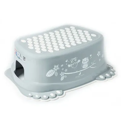 Immagine prodotto di Sgabello, gradino con funzione antiscivolo Sova Tega Baby, grigio