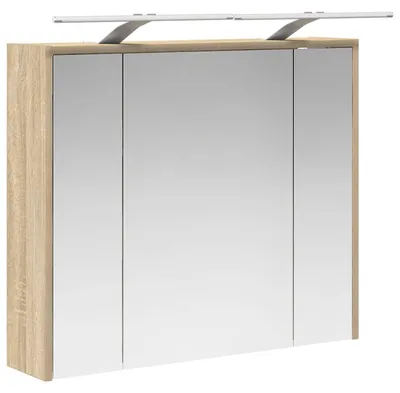 Immagine prodotto di Armadietto a specchio per bagno vidaXL in rovere Sonoma 73,5 x 16 x 62,5 cm