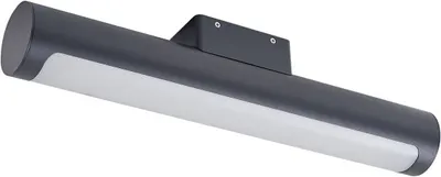 Produktbild von Lucande LED-Außenwandlampe Tuberia, anthrazit, Metall, Ø 7cm