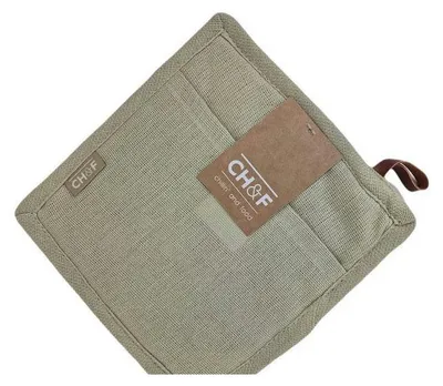 Produktbild von CH&F Topflappen mit Grifftasche 4er Set 20x20 cm – Baumwolle – Bellavarde Canyon