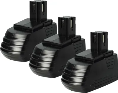 Produktbild von vhbw 3x Akku kompatibel mit Hilti SFL 12/15 Flashlight, SID 121-A, SF121-A Werkzeug (3000 mAh, NiMH, 12 V)