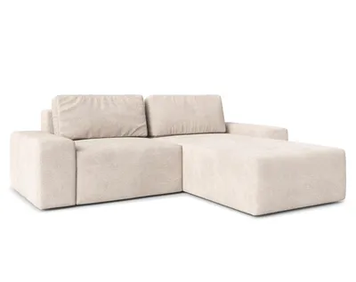 Productafbeelding van AX LIVING Sofa, L-vormige bank, Arkleton hoekbank, modern, beige, 260 cm – Stijlvol en comfortabel