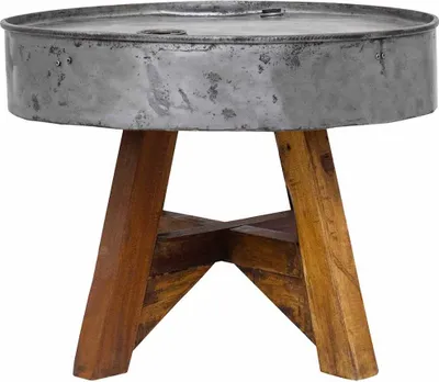 Produktbild von vidaXL Couchtisch Gemischtes Altholz 60x45 cm Silbern