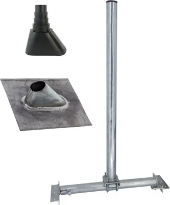 Produktbild von PremiumX SOLID X85-48 Dachsparrenhalter galvanisch verzinkt BLEI Dachziegel