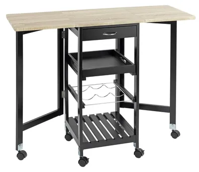 Produktbild von Rollwagen ausklappbar belastbar bis 10 kg.