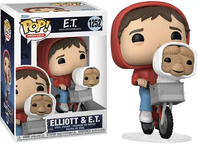 Image de E.T. L'extraterrestre POP ! figurine vinyle Elliot w/ET in Bike Basket 9 cm