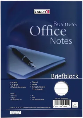 Immagine prodotto di LANDR Briefblock "Business Office Notes, DIN A5, liniert
