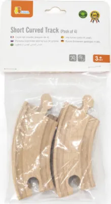 Produktbild von Holzgleis, Kurve, klein, 4 Stück