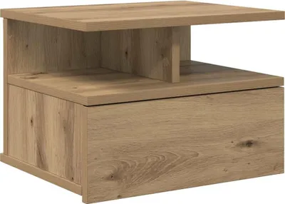 Obrázek produktu pro Závěsný noční stolek se zásuvkou Artisanový dub 40 x 31 x 28 cm