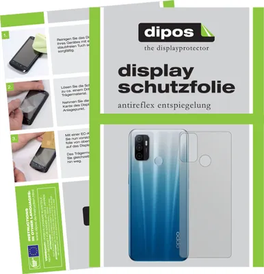 Produktbild von Schutzfolie für Oppo A53 (2020) Rückseite Display Folie matt Displayschutzfolie