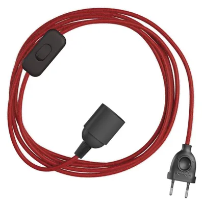 Image de Creative Cables - SnakeBis - Câblage avec douille et câble en tissu coloré