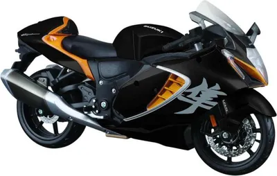 Productafbeelding van Maisto Suzuki Hayabusa 2022, schaal 1:12, zwart-oranje