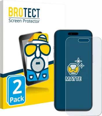 Produktbild von 2x BROTECT Schutzfolie für Apple iPhone Air Displayschutz Displayschutzfolie Folie Matt Entspiegelungsfolie