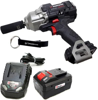 Produktbild von HEADNMORE® Bundle - 1x PARKSIDE PERFORMANCE® 20V akumulatorowy klucz udarowy 1/2" PASSP 20 + 1x HEADNMORE® brelok z 1x8Ah