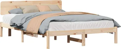 Obrázok produktu pre Rám postele Prírodná 160 x 200 cm Masívne borovicové drevo