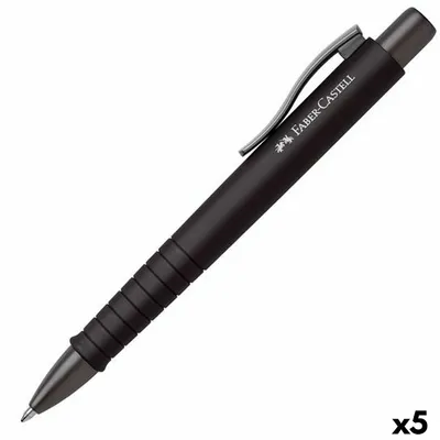 Produktbild von Faber-Castell 241190 Kugelschreiber Blau Clip-on-Einziehkugelschreiber Extradick 1 Stück(e)