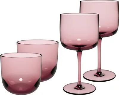 Produktbild von like. by Villeroy & Boch Like Glass Wein- und Wassergläser Set 4-teilig - Grape