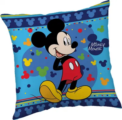 Obrázok produktu pre Vankúš Mickey Blue 40x40 cm