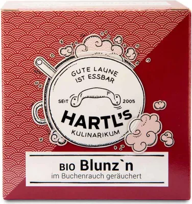 Produktbild von Blunzn im Buchenrauch geräuchert 100g - Fertiggericht von Hartls Kulinarikum