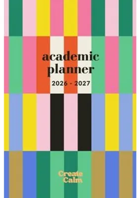 Immagine prodotto di Colorful Stripes Weekly & Monthly Academic Planner 26-27