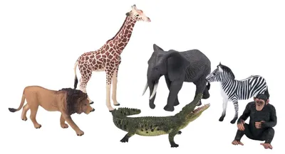 Image de Mojo Wildlife Wilde Dieren Safari Speelset, 6dlg. - 380026