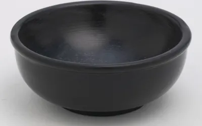 Produktbild von Räucherschale, Weihrauchschale aus Specksten in schwarz Ø 10,5 cm für Räucherkohle