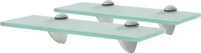 Obrázek produktu pro Plovoucí police 2 ks sklo 30 x 10 cm 8 mm