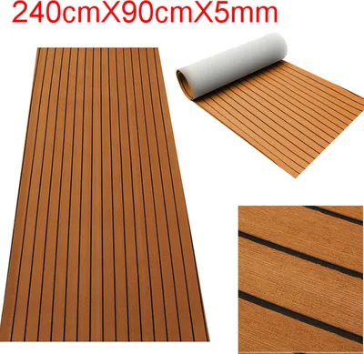 Obrázok produktu pre Teak EVA pena loď jachta podlahové rohože paluba koberec samolepiace 240x900CM